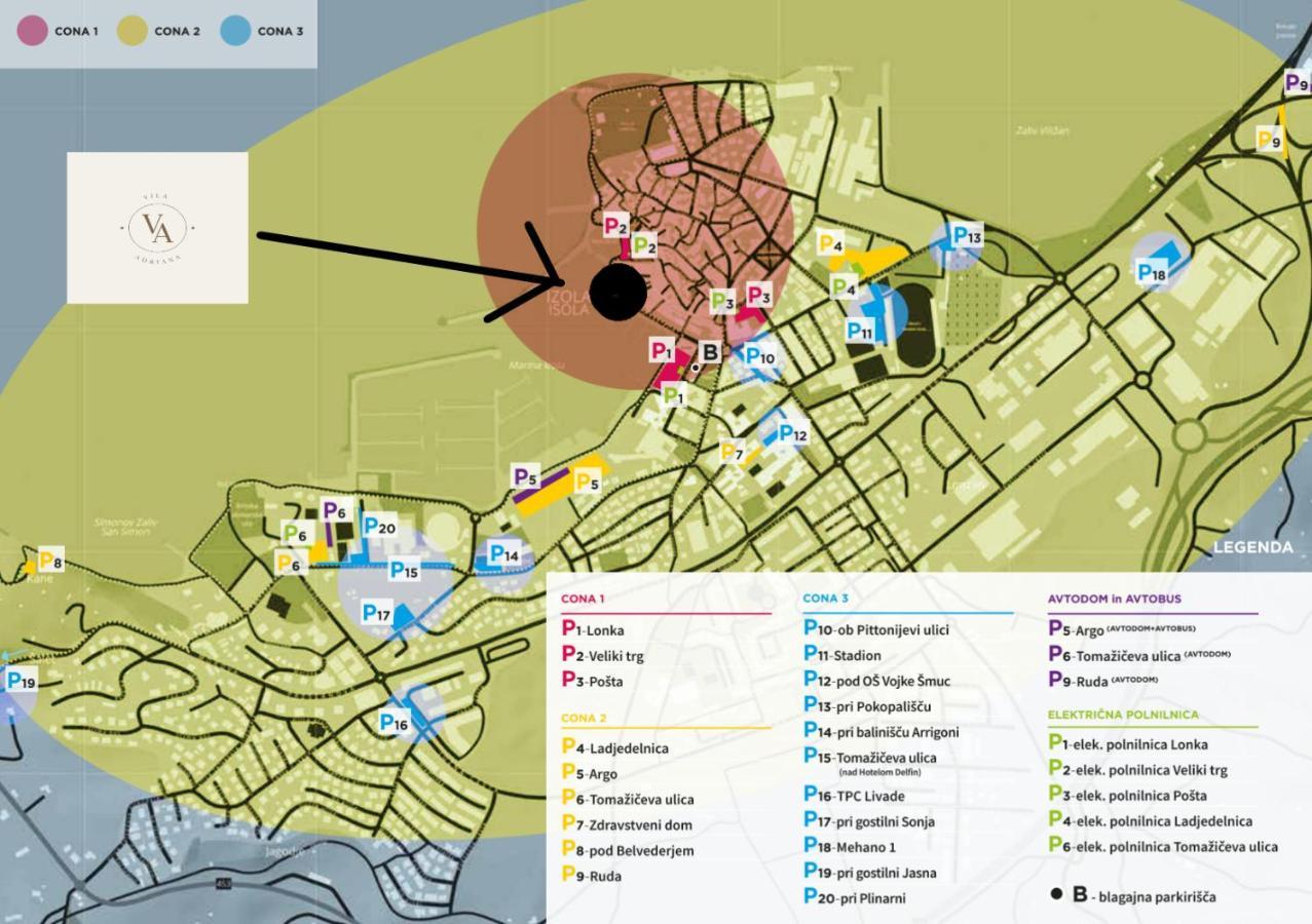 Vila Adriana Izola Ngoại thất bức ảnh